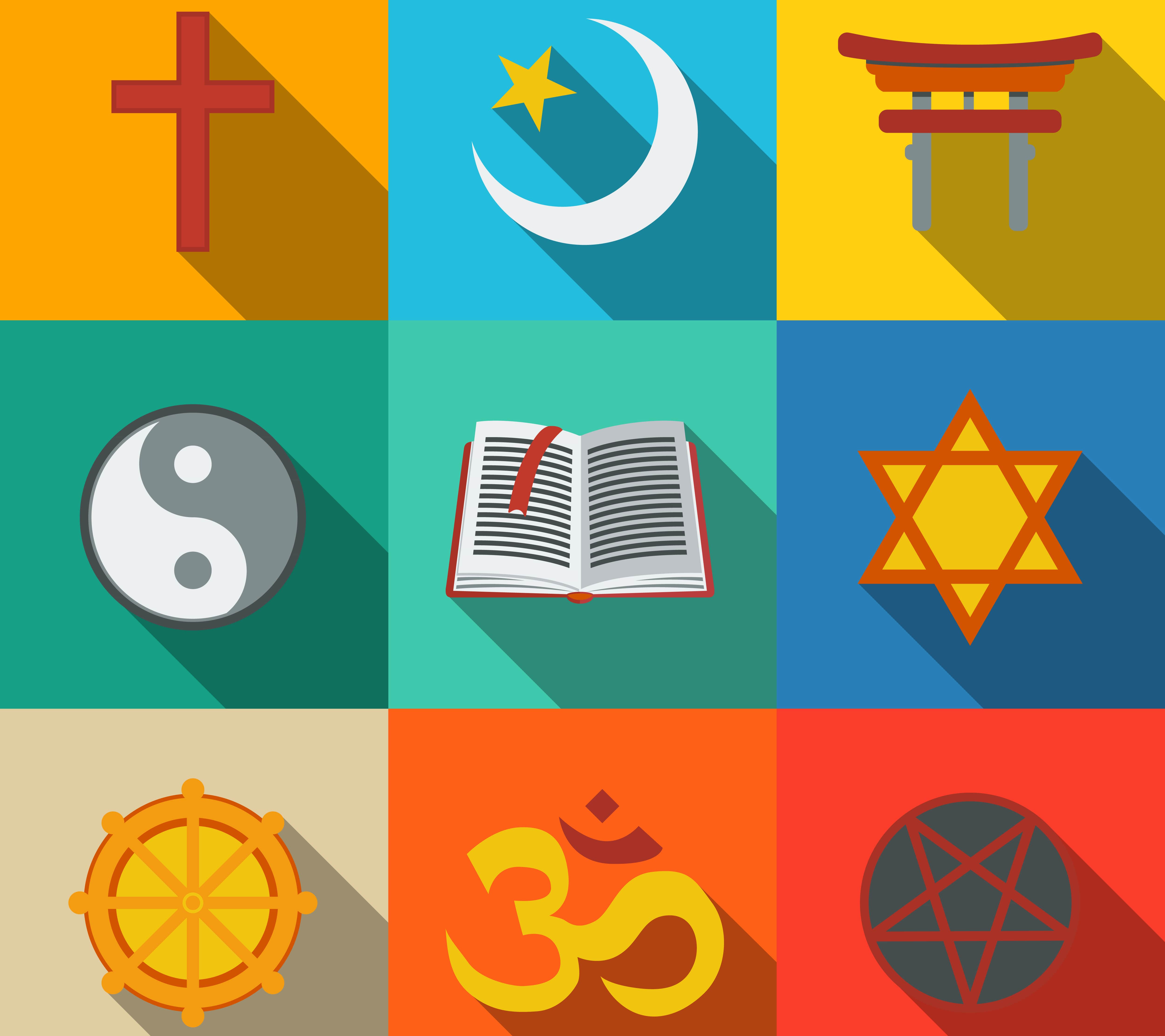various religious icons
